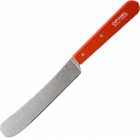 Нож столовый Opinel, деревянная рукоять, блистер, нержавеющая сталь, красный купить в 